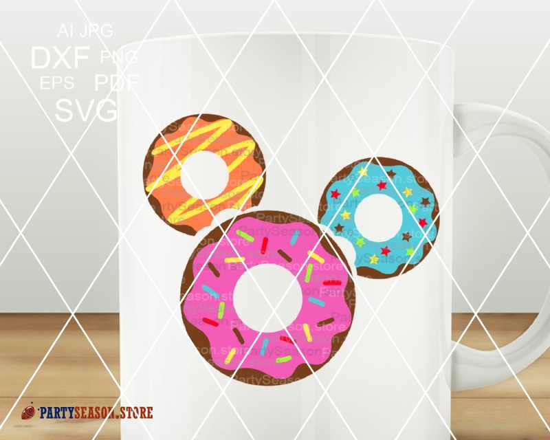 Download Donut Svg Mickey Ears