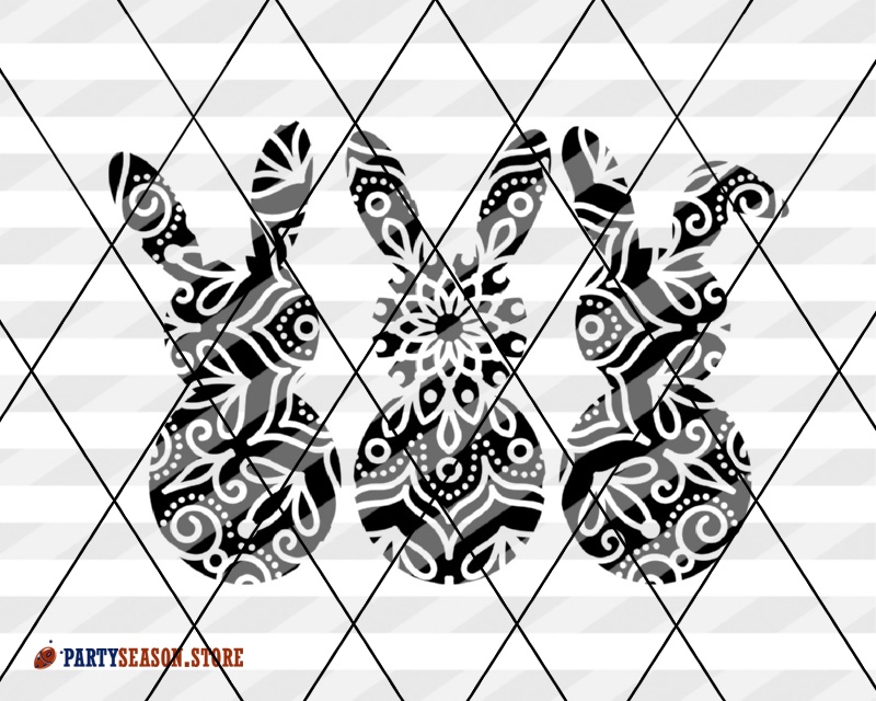 Download Zentangle Bunny squad