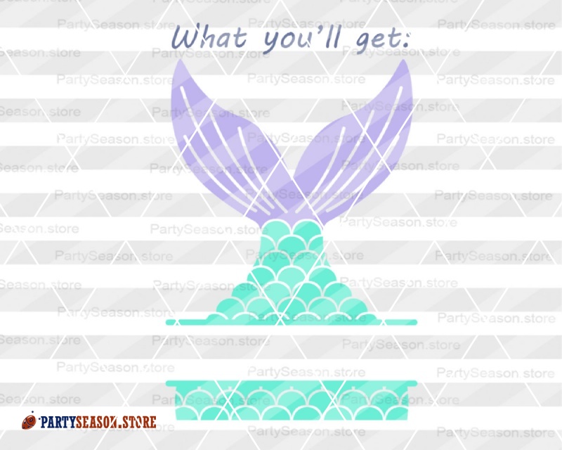 Download Split Mermaid Monogram