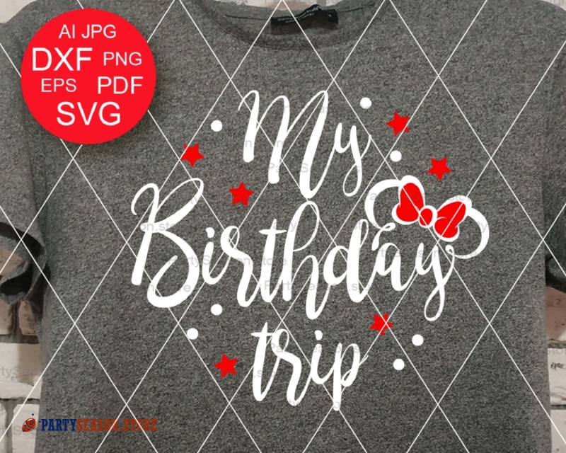 Download My Birthday trip Red bow