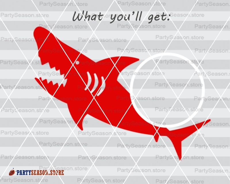 Download Shark monogram svg