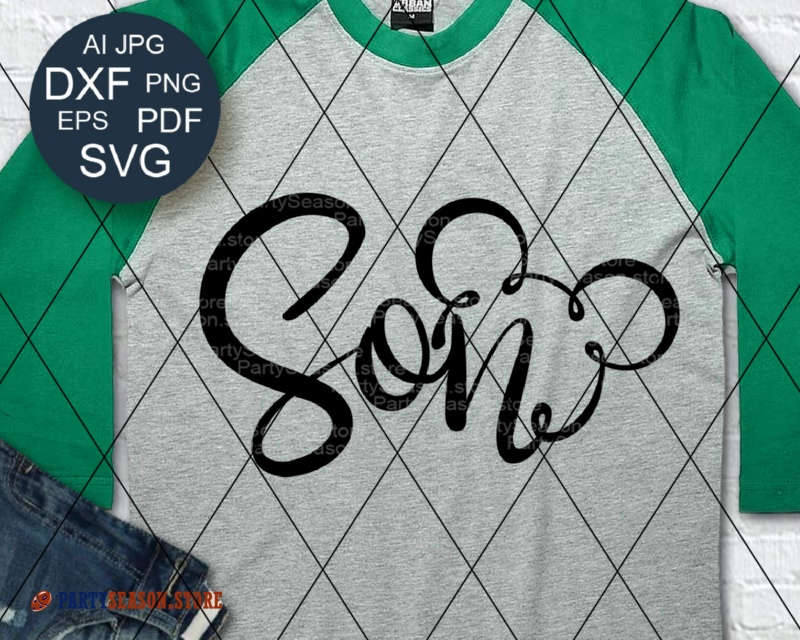 Download Son svg file saying