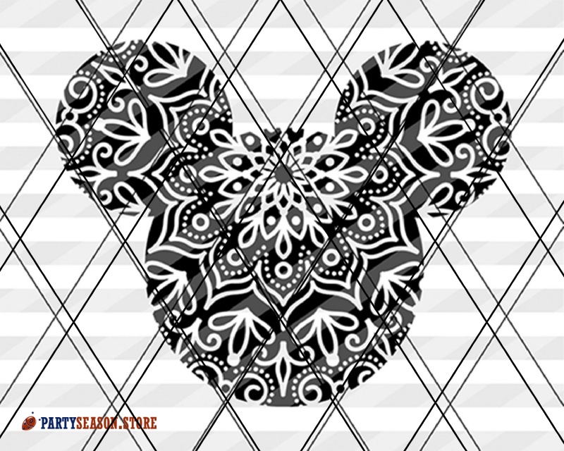 Download Mickey Mouse Mandala Svg Free Design - Layered SVG Cut ...