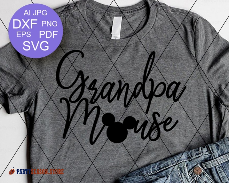 Download Grandpa Mouse tshirt design
