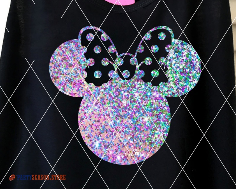 Mickey and Minnie mouse ears split monogram svg cut files