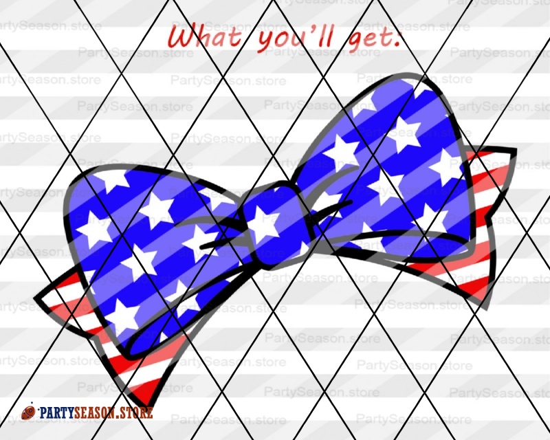 Download USA flag Bow