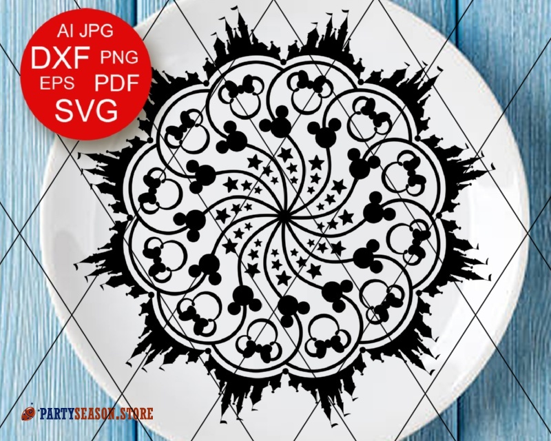 Free Free 154 Disney Simple Mandala Svg Free SVG PNG EPS DXF File