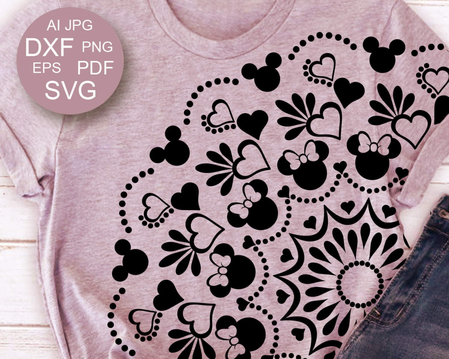 Download Mandala Disney Svg