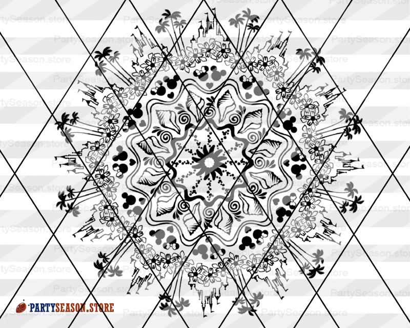 Download Disneyland MANDALA svg