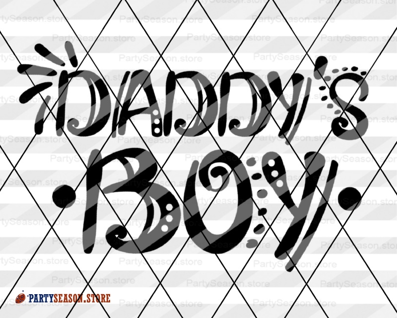 Daddy's Boy SVG