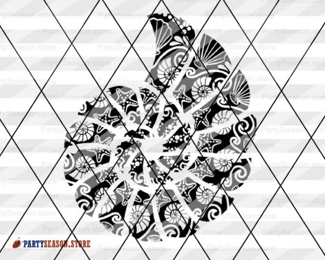 Download Sea shells Zentangle SVG