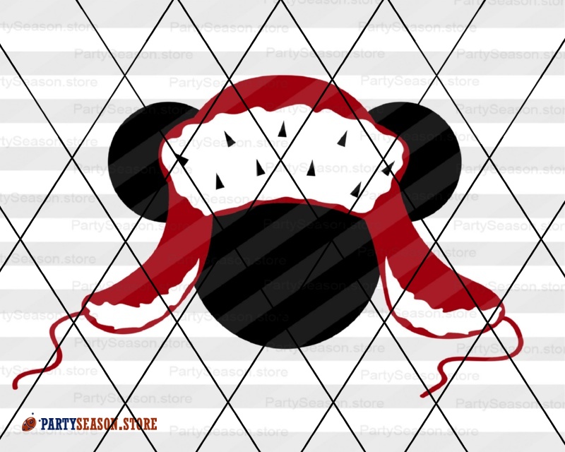 Download Mickey in winter hat digital