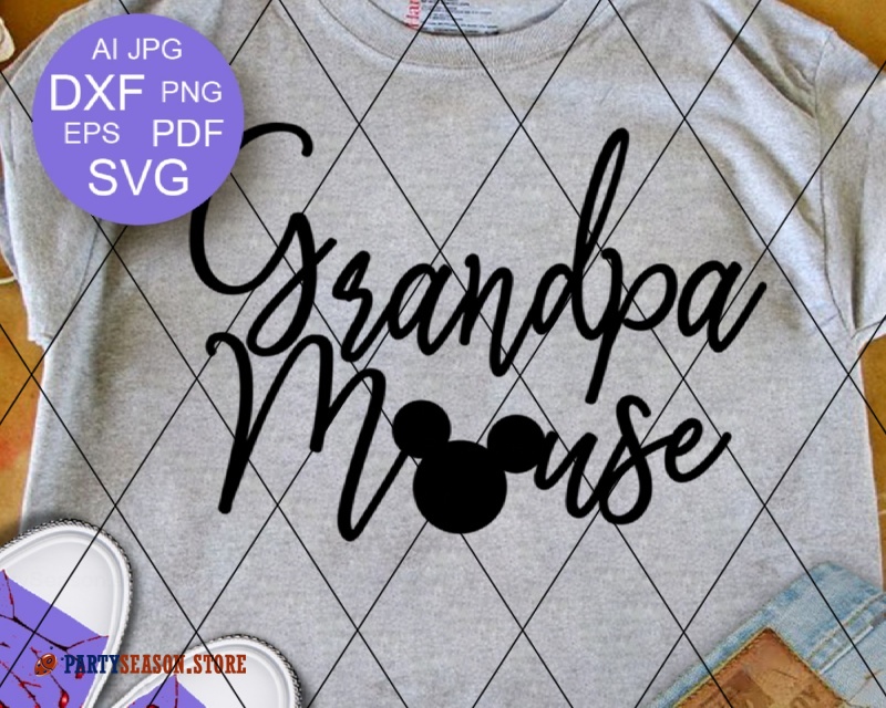Download Grandpa Mouse tshirt design